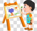 画画
