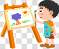 画画